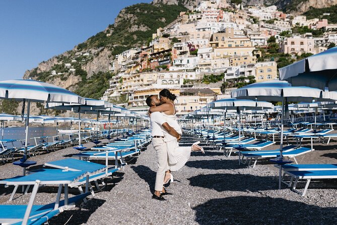 1 Hour Private Photoshoot in Positano - Starting beneath Positano’s tiled church dome