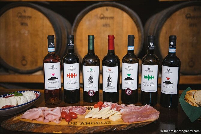 2-hour tasting of 5 wines in Sorrento - Fabio’s style makes the difference