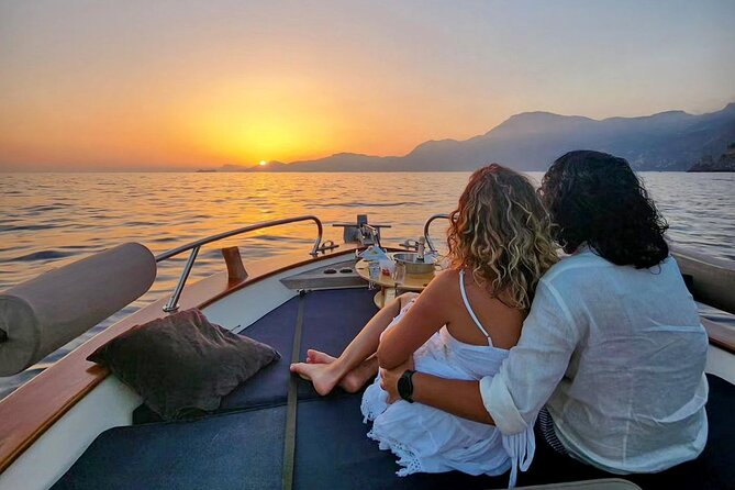 2 Hours Sunset Cruise of Positano - Leaving Positano by traditional gozzo
