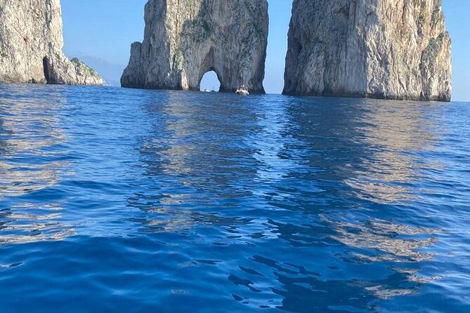 3 Hours Private Boat Tour of Capri with Pasta and Prosecco - Marina Piccola is the lunch stop