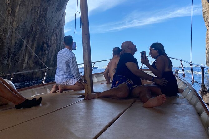3 Hours Private Boat Tour of Capri with Pasta and Prosecco - Green Grotto and Punta Carena