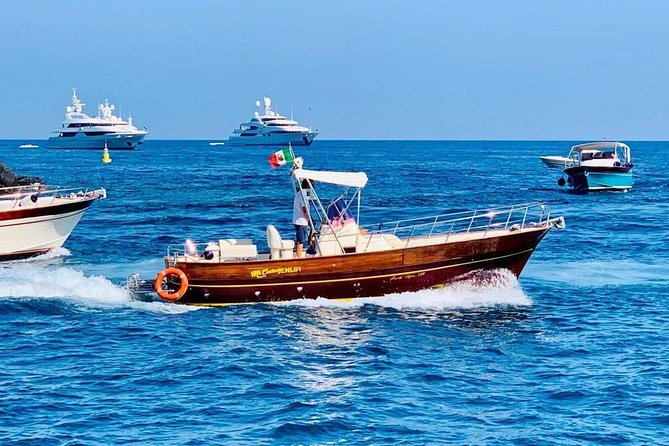 3 hours Private Capri Boat Tour - Grotta Rossa and its unusual color