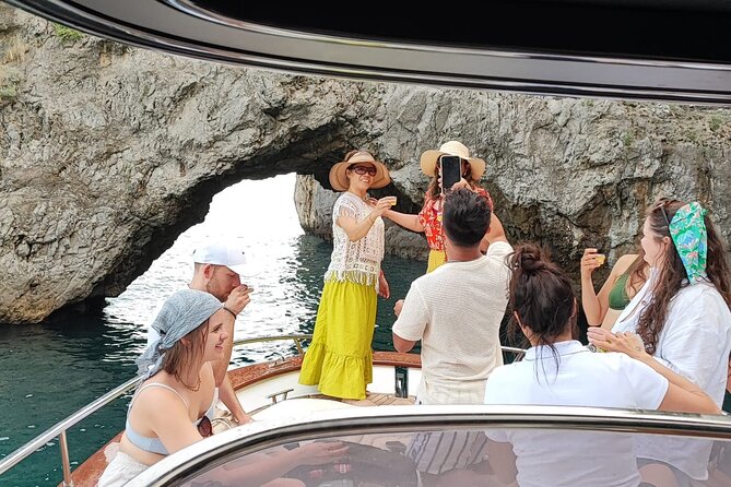 All inclusive Capri Boat and City Tour from Sorrento - The Green Grotto and the swim break at Punta Ventroso