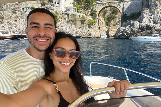 Amalfi Coast and Capri Private Boat Day Tour from Amalfi - Positano from the water