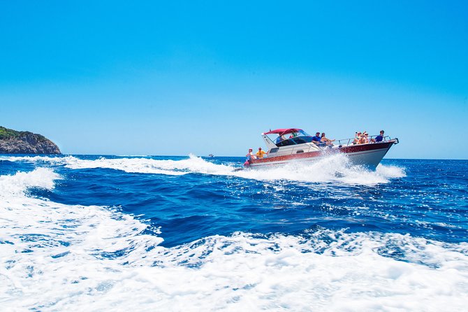 Amalfi Coast Boat Tour With Pickup from Sorrento Area Hotels - Swimming, Snorkeling, and Lunch on Deck