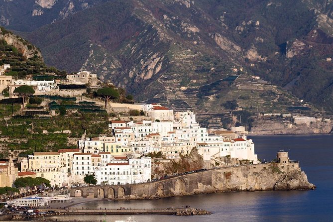 Amalfi Coast Day Tour from Sorrento – Very Small Group - Positano from above, with limited time below