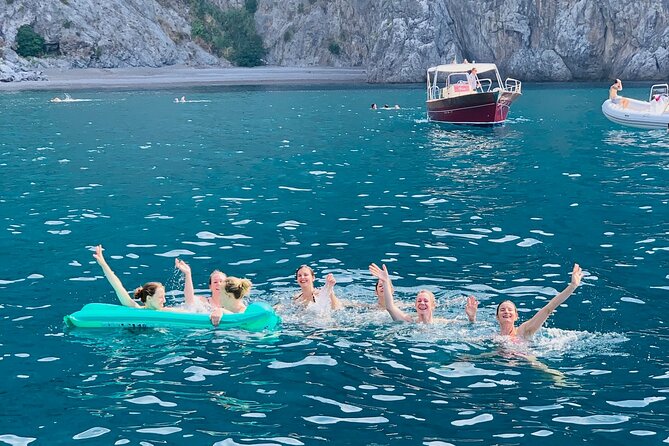 Amalfi Coast Full Day Private Boat Tour (cabin+restroom on board) - Lunch in a bay reached by sea