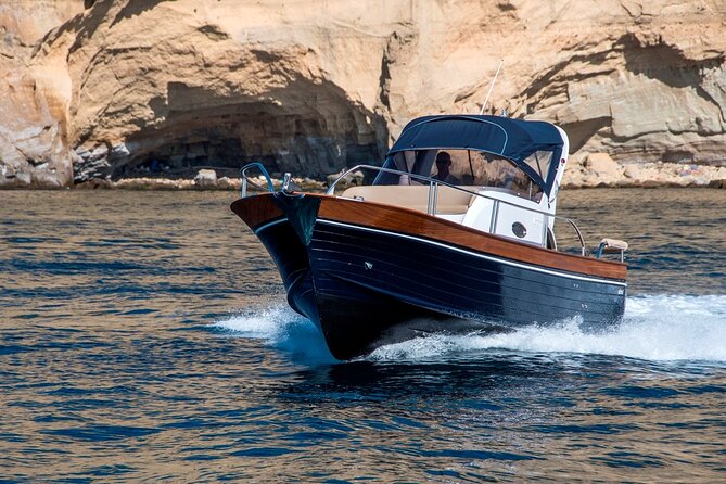Amalfi Coast Full Day Private Boat Tour (cabin+restroom on board) - Conca dei Marini and the Emerald Grotto
