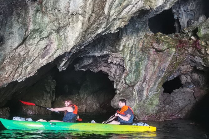 Amalfi Coast Kayak & Snorkeling Tour to the Pandora's Cave - The Sulfur Cave and Acquachiara Spiaggia