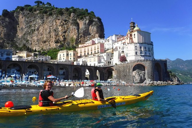 Amalfi Coast Kayak Tour: Explore Caves, Arches & Hidden Beaches - Conca dei Marini and the coast’s famous views