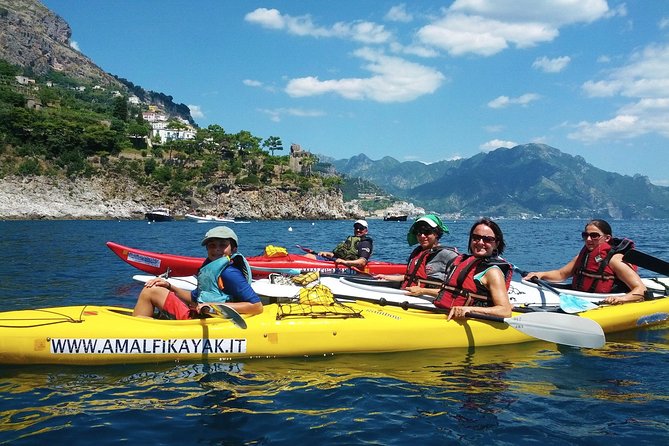 Amalfi Coast Kayak Tour: Explore Caves, Arches & Hidden Beaches - Runghetiello Grotto and the swimming stop