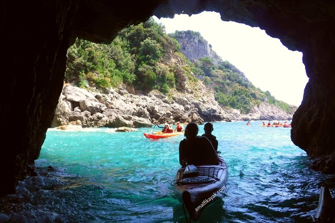 Amalfi Coast Kayak Tour: Explore Caves, Arches & Hidden Beaches - Getting started beside Tonino’s Beach