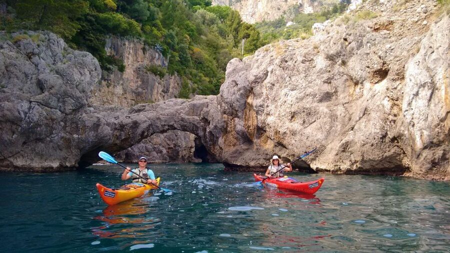 Amalfi Coast: Kayak Tour with Snorkeling and Grottoes Visit - The Arc of Lovers and the story behind it