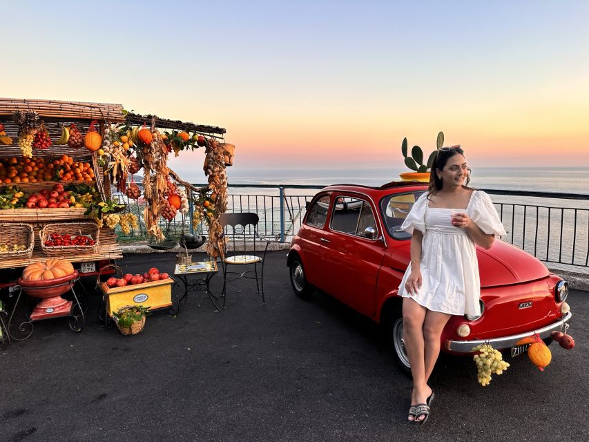Amalfi Coast: Photo Tour with a Vintage Fiat 500 - Praiano: a calmer setting for natural portraits