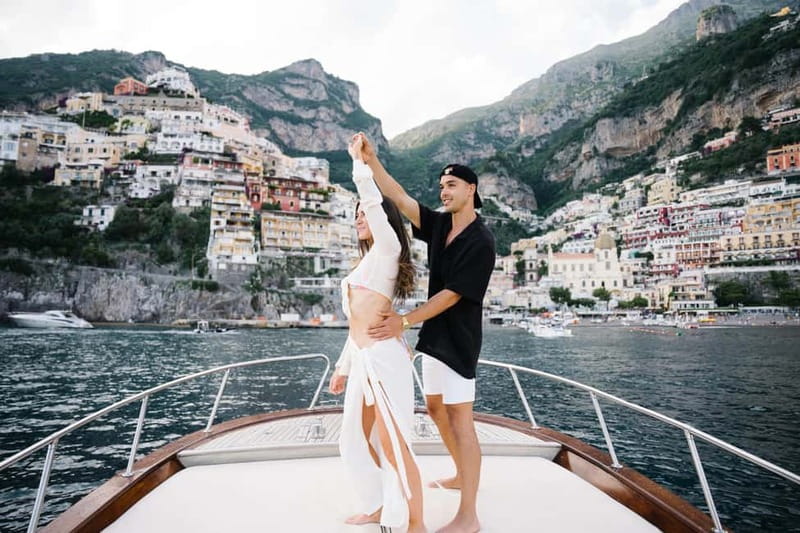 Amalfi Coast Private Sunset Cruise - The Positano and Praiano coastal route
