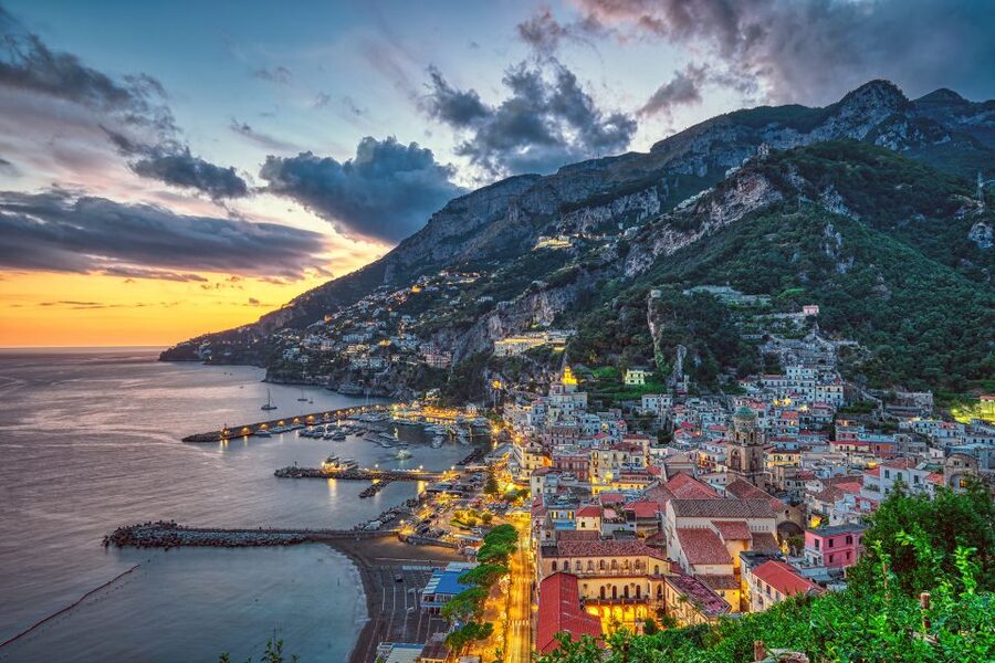 Amalfi Coast: Romantic Sunset Cruise with Music & Cocktails - Local snacks and the aperitif on board