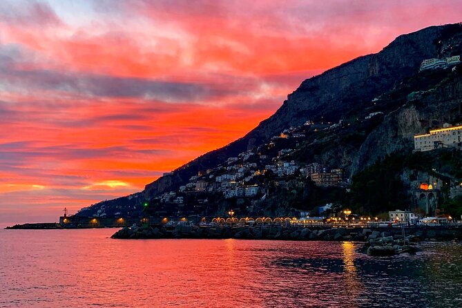 Amalfi Coast Sunset Tour & Dinner - Dinner with a choice of two menus