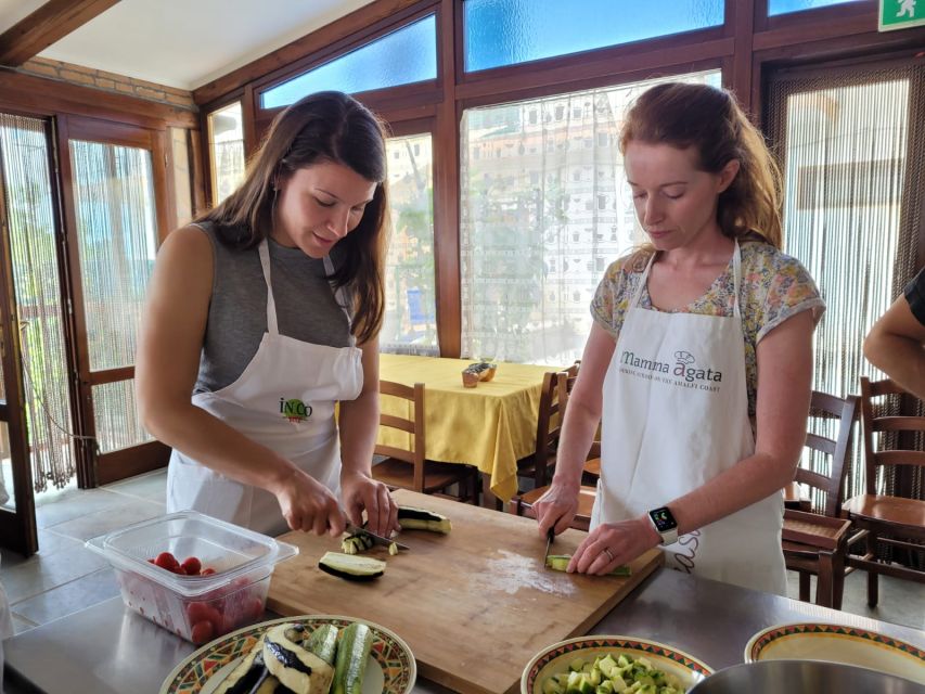 Amalfi: Make tagliatelle, mozzarella and tiramisù - Key points