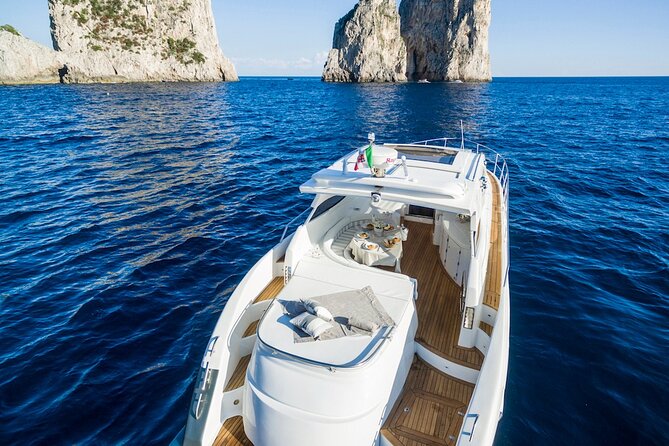 Amalfi Private Boat Tour from Sorrento or Positano Yacht Klase 50 - Swimming, snacks, and drinks on board