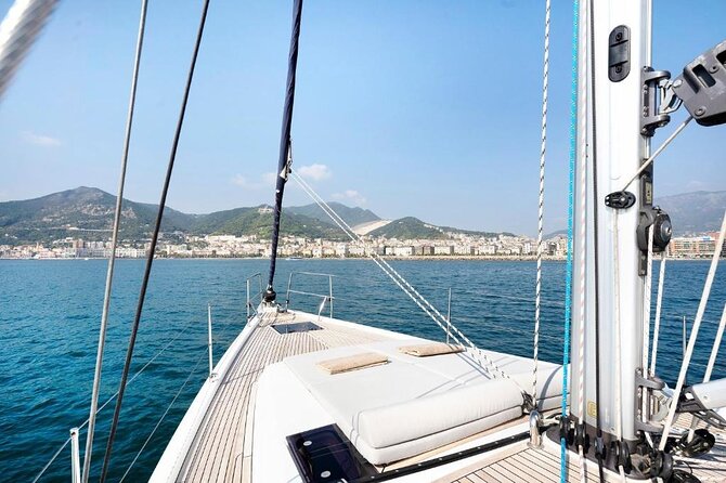 Amalfi Skip the Crowds Private Chill Experience on a Sail Yacht - Sailing past Maiori and Pandora’s Cave