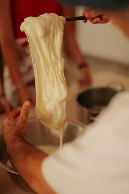 Amalfi: Tagliatelle, Mozzarella & Tiramisù Cooking Workshop - Rolling pasta and preparing tagliatelle