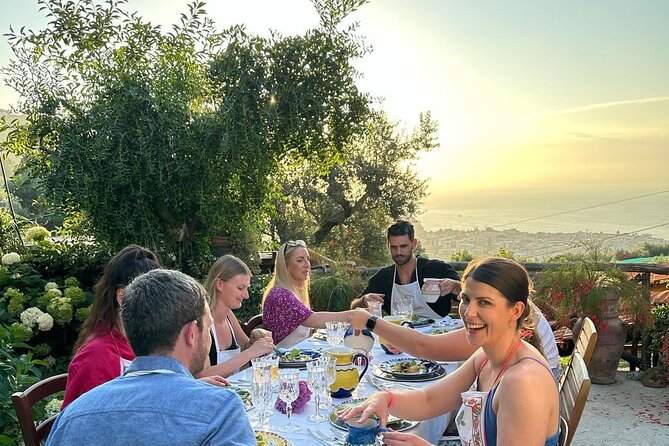Authentic cooking class on a farm with a view of Sorrento. - Cooking pasta above the Sorrento Coast