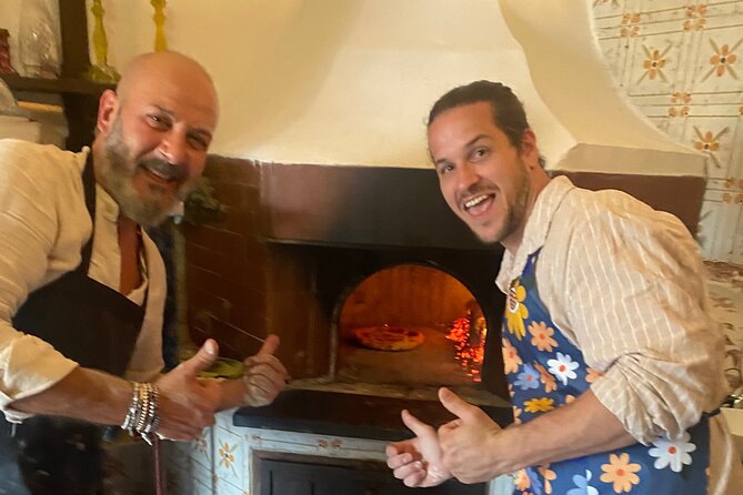 Authentic Pasta & Pizza Cooking Class with Sorrento Coast Pickup - Shaping Caprese ravioli by hand