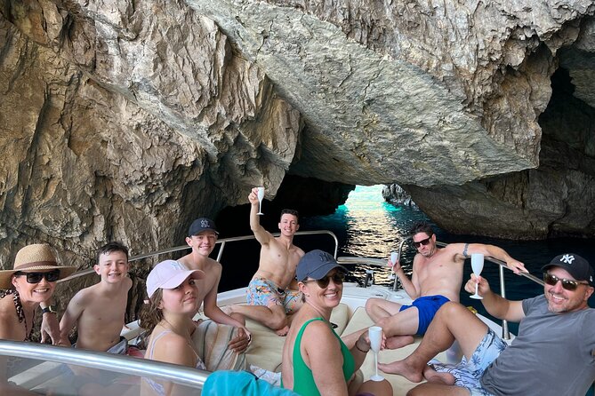 Blue Grotto and Capri by Private Boat Tour - Swimming at the Green Grotto and Punta Ventroso