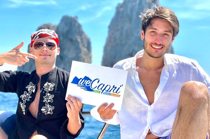 Boat Tour in Capri Italy - Marina Piccola and the Green Grotto