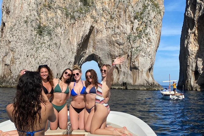 Boat Tour of the Caves on the Island of Capri - The Natural Arch and Capri’s sculpted coastline