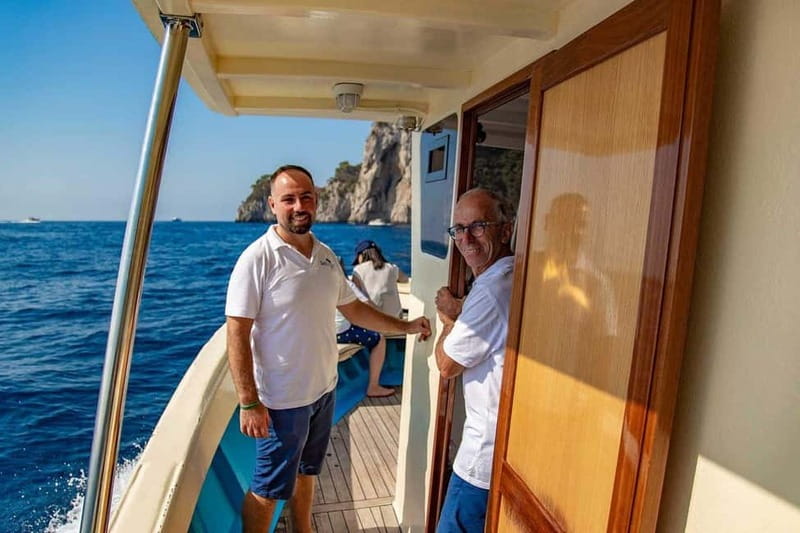 Boat Tour to Capri with Lunch on Board, Swimming and Fun - Grotta Bianca and the Faraglioni