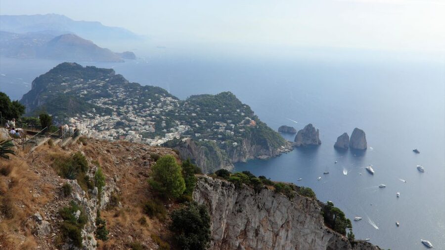 Capri and Anacapri tour: Faraglioni and Caves from Sorrento - The boat ride around Capri’s caves and Faraglioni