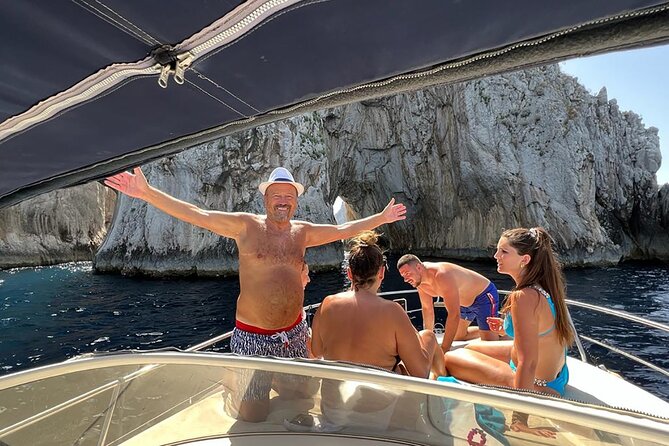 Capri and Blue Grotto Private Boat Tour - From Marina Grande to the Baths of Tiberius