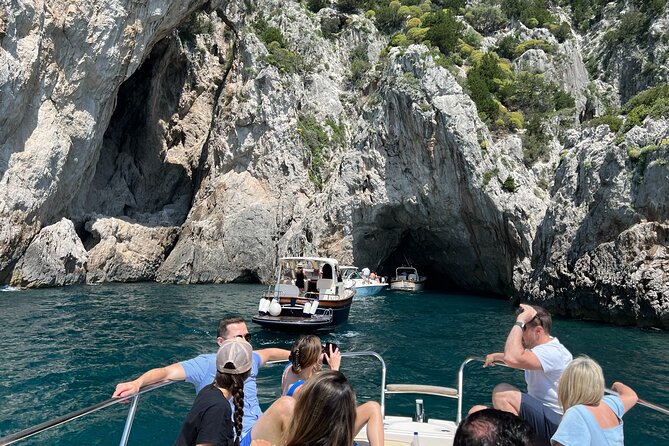 Capri, Blue Grotto by Priority, Faraglioni Swim and City Visit - White Grotto, Red Grotto, and the eastern cliffs