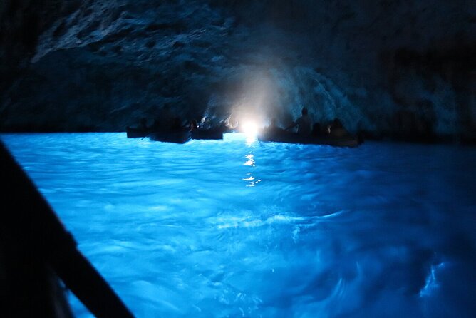 Capri & Blue Grotto: Full-Day Tour with Guided Island Exploration - The Faraglioni from land and water