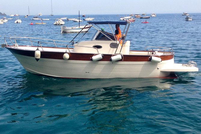 Capri & Blue Grotto Small Group Full-Day Boat Tour from Positano - The ride across the Gulf of Naples
