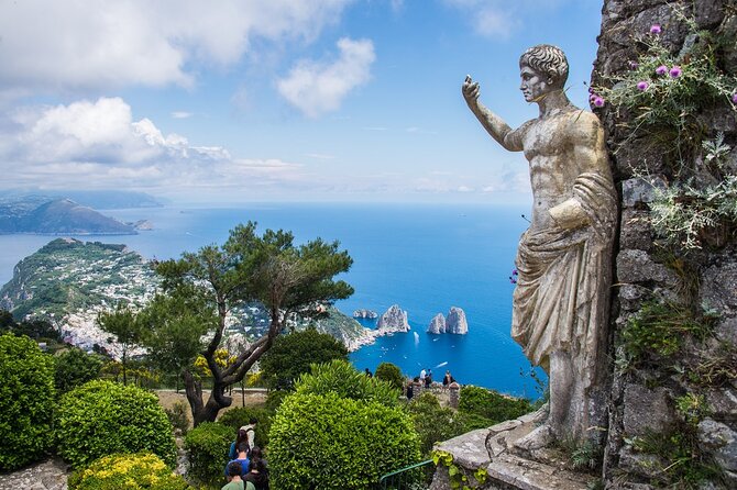 Capri Boat and Walking - The Gardens of Augustus and cliffside views