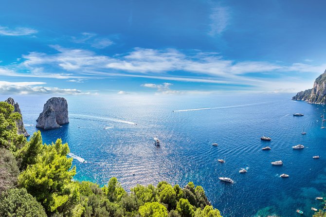 Capri Boat Tour from Sorrento: Swim, Grottos & Light Lunch - Capri’s grottos, cliffs, and Faraglioni