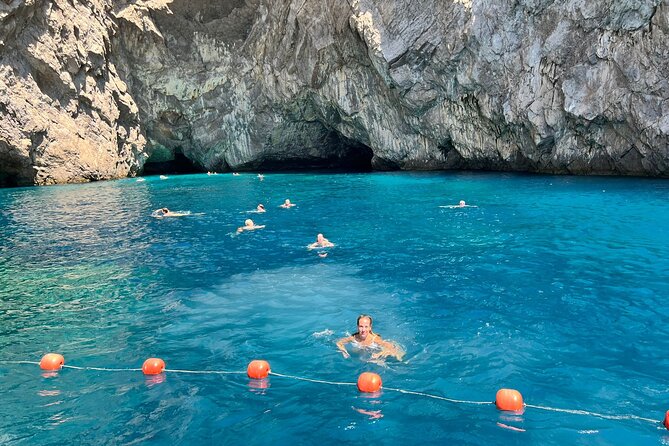 Capri Boat Tour Shared with Local Captain - The 45-minute break at Punta Ventroso