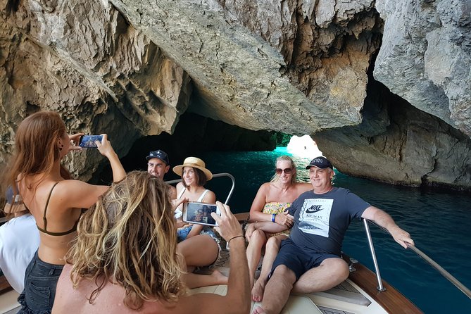 Capri Boat Tour with Optional Blue Grotto Visit from Sorrento - Swimming, snorkeling, and what is served on board