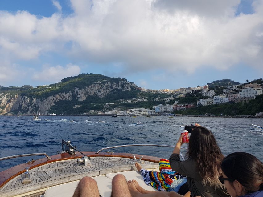 Capri by Boat from Massa Lubrense - Marina Piccola brings the swimming break