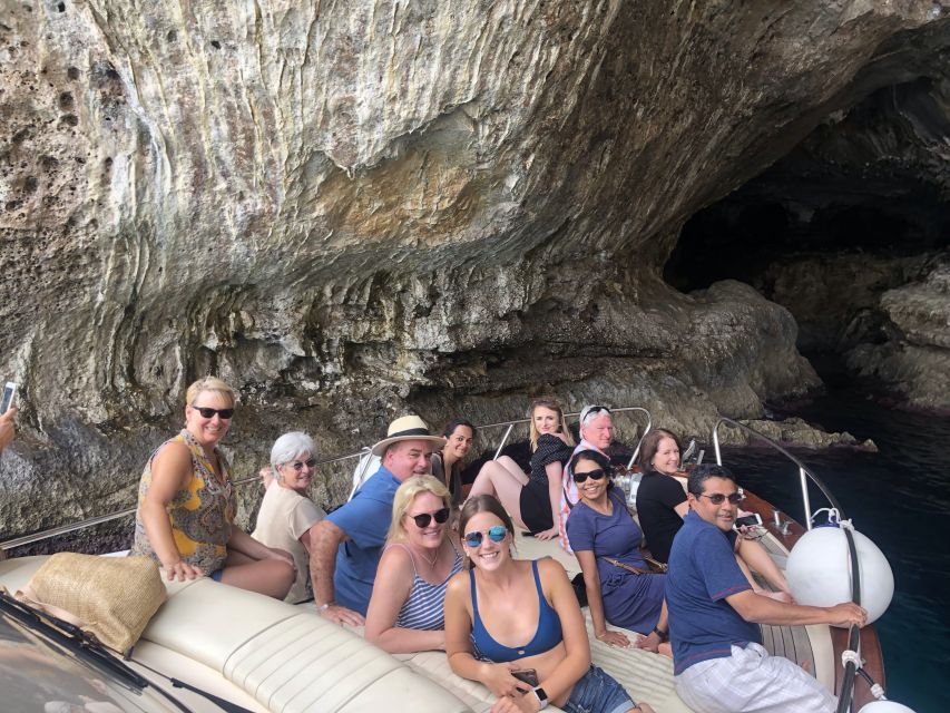 Capri by Boat from Massa Lubrense - Mariciano, Mitigliano, and Punta Campanella