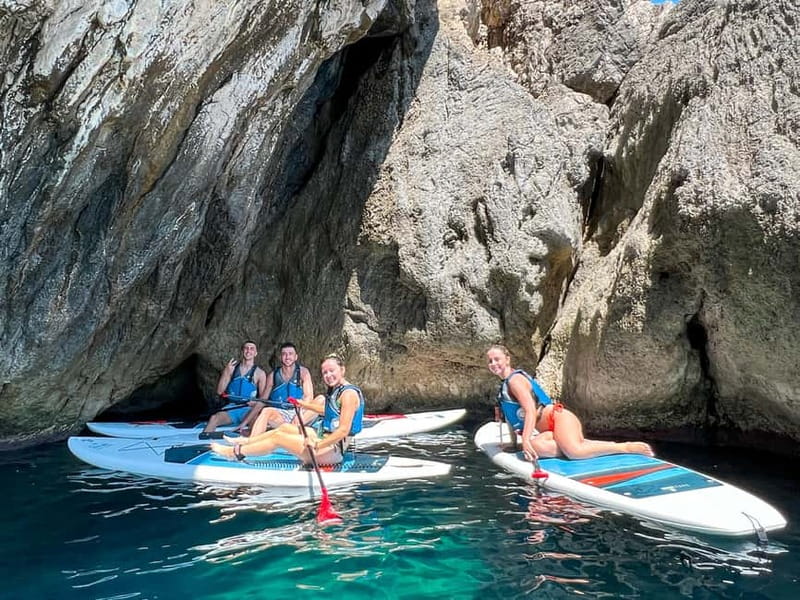 Capri: Caves and Beaches Paddle Board Tour. Photos included - Why Capri looks better from a paddle board