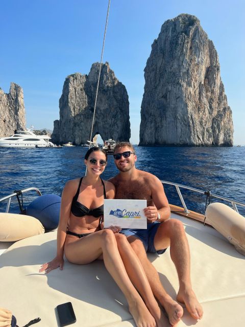 Capri: exclusive boat tour - Green Grotto and the western coast
