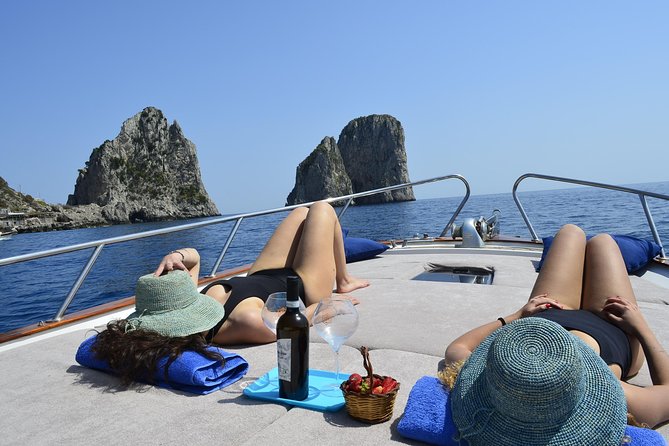 Capri excursion in a private boat - The Skipper, Music, Drinks, and Limoncello