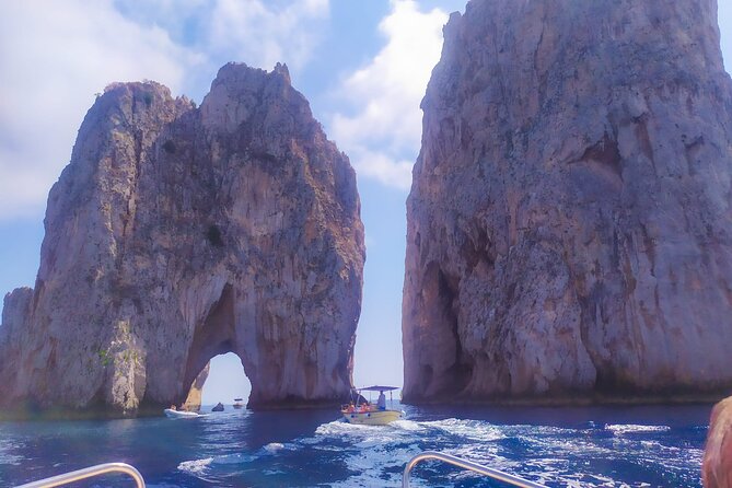 Capri Half Day Private Boat Tour from Capri (4 hours)+Blue Grotto - Prosecco, shade, and the feel of a private charter