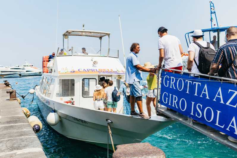 Capri: Island Boat Tour and Optional Blue Grotto Visit - The Faraglioni are the visual centerpiece