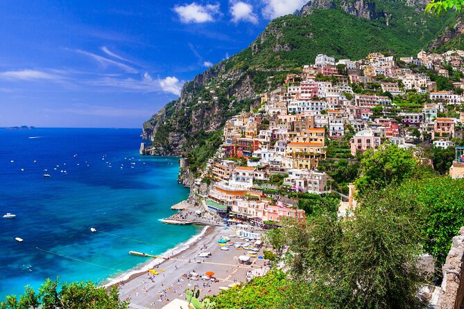 Capri Island Boat Tour from Amalfi with Snorkeling | Small Group - Furore Fjord and the Africana Grotto