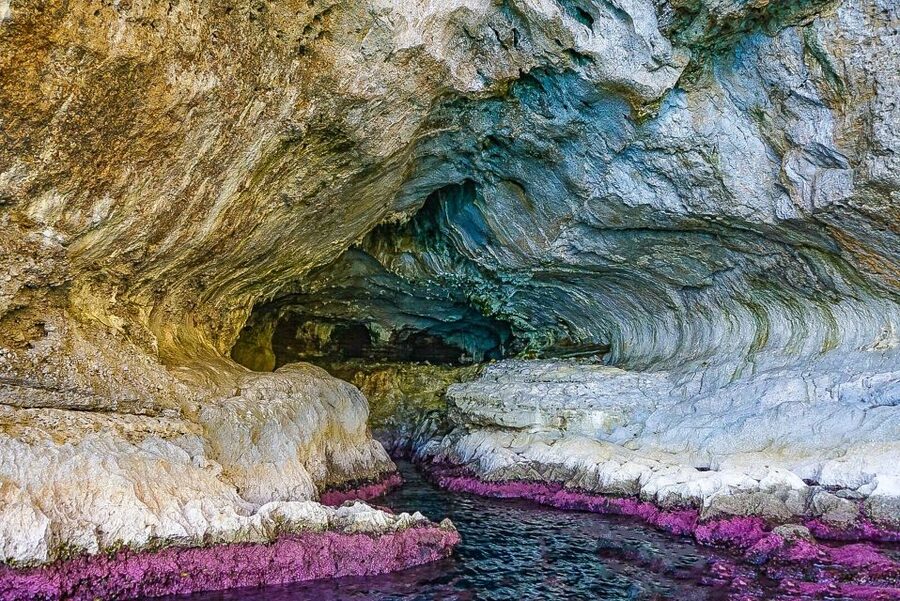 Capri: Island Boat Tour with Blue Grotto Stop - Green Grotto and Punta Carena Lighthouse
