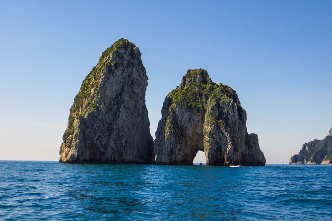Capri & Nerano Bay Private Boat Tour from Sorrento,Positano,Capri - The Blue Grotto, White Grotto, and Green Grotto